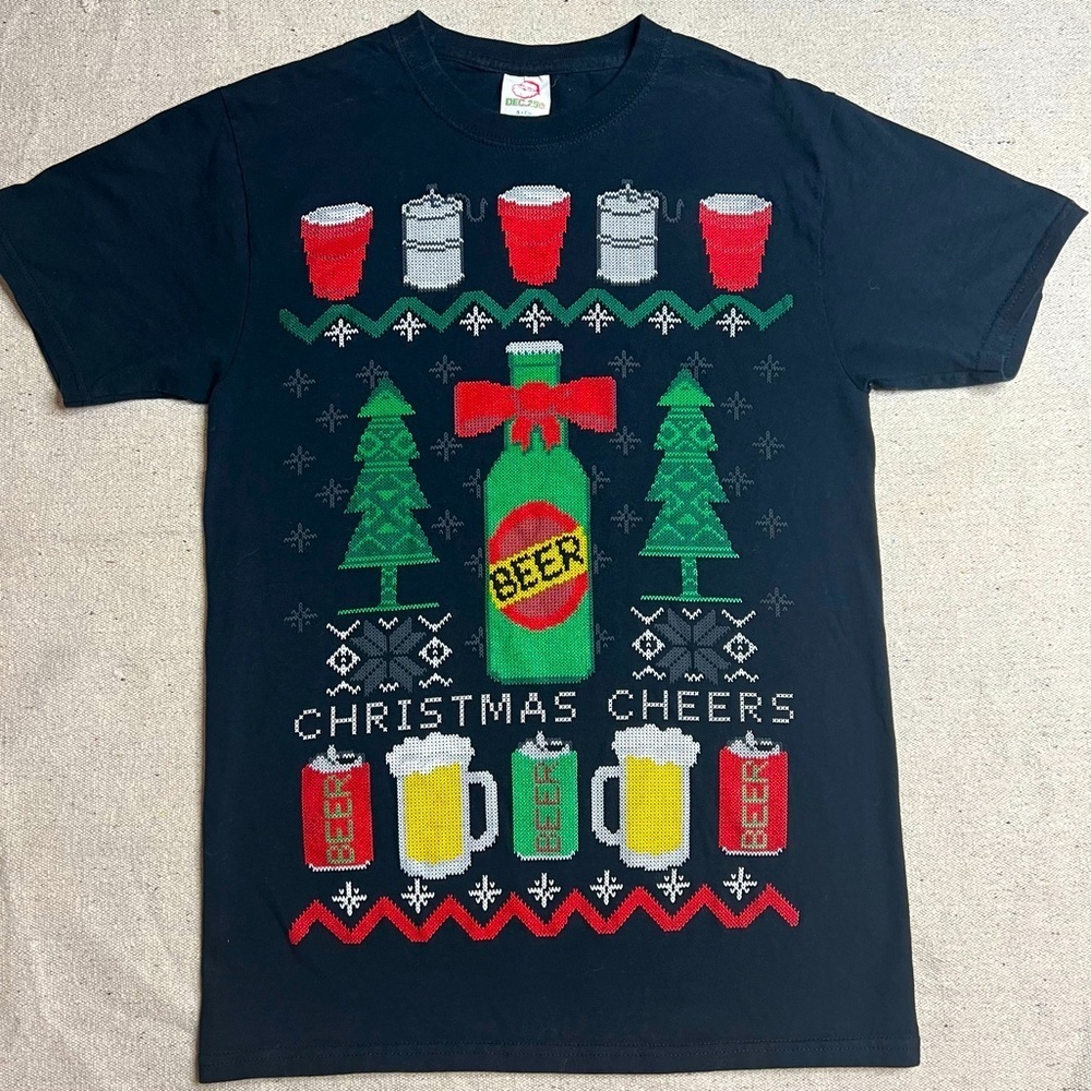 Christmas beer pong shirt